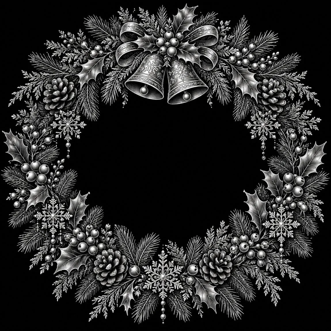 Christmas Wreath Family Keepsake artwork